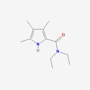 molecular formula C12H20N2O B1622314 N2,N2-diethyl-3,4,5-trimethyl-1H-pyrrole-2-carboxamide CAS No. 58803-92-2