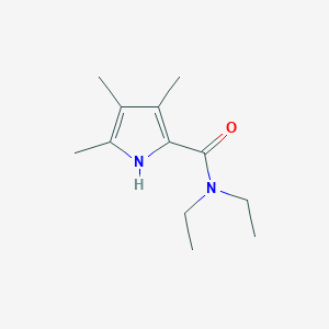molecular formula C12H20N2O B1622314 N,N-二乙基-3,4,5-三甲基-1H-吡咯-2-甲酰胺 CAS No. 58803-92-2
