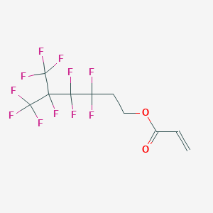 molecular formula C10H7F11O2 B1622319 2-(perfluoro-3-methylbutyl)ethyl acrylate CAS No. 86217-01-8