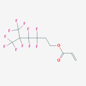 molecular formula C10H7F11O2 B1622319 [3,3,4,4,5,6,6,6-octafluoro-5-(trifluoromethyl)hexyl] Prop-2-enoate CAS No. 86217-01-8