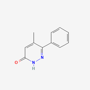 molecular formula C11H10N2O B1622337 5-甲基-6-苯基-3(2H)-哒嗪酮 CAS No. 33048-55-4