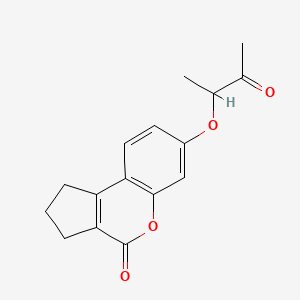 7-(1-methyl-2-oxopropoxy)-2,3-dihydrocyclopenta[c]chromen-4(1H)-one