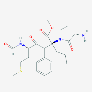 N-Formylmethionyl-dipropylglycyl-phenylalanine methyl ester