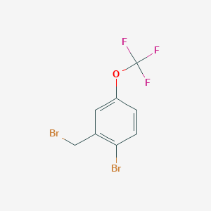 molecular formula C8H5Br2F3O B1622340 2-Bromo-5-(trifluoromethoxy)benzyl bromide CAS No. 886763-13-9