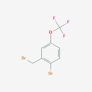 2-Bromo-5-(trifluoromethoxy)benzyl bromide
