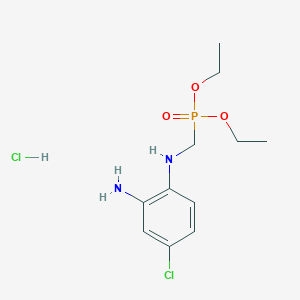 Diethyl (2-amino-4-chloroanilino)methylphosphonate hydrochloride