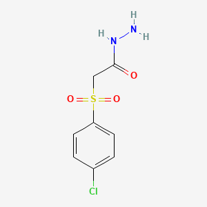 2-((4-Chlorophenyl)sulfonyl)acetohydrazide