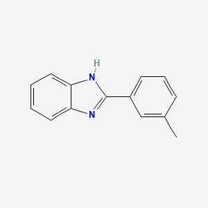 molecular formula C14H12N2 B1622364 2-(3-methylphenyl)-1H-benzimidazole CAS No. 6528-83-2