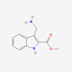 molecular formula C11H12N2O2 B1622369 Methyl 3-(aminomethyl)-1H-indole-2-carboxylate CAS No. 865660-18-0