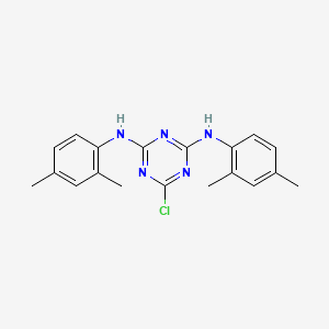 6-chloro-N,N'-bis(2,4-dimethylphenyl)-1,3,5-triazine-2,4-diamine