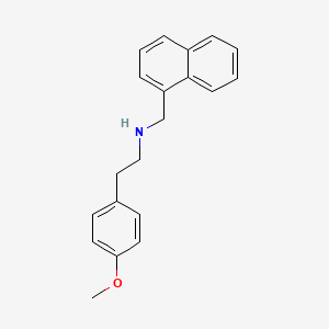 molecular formula C20H21NO B1622387 2-(4-methoxyphenyl)-N-(naphthalen-1-ylmethyl)ethanamine CAS No. 416889-35-5