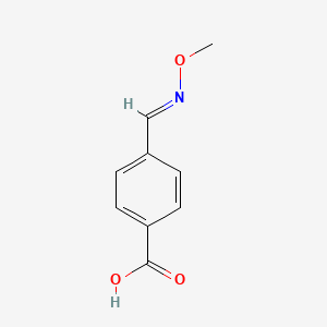 molecular formula C9H9NO3 B1622389 4-[(Methoxyimino)methyl]benzoic acid CAS No. 61471-43-0