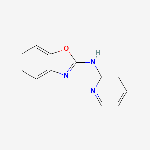 molecular formula C12H9N3O B1622393 N-(Pyridin-2-yl)benzo[d]oxazol-2-amine CAS No. 6458-60-2