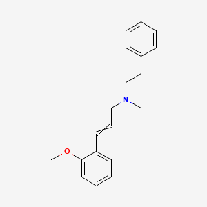 3-(2-methoxyphenyl)-N-methyl-N-(2-phenylethyl)prop-2-en-1-amine