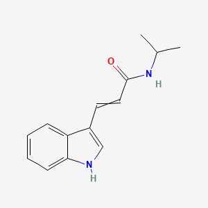 2-Propenamide, 3-(1H-indol-3-yl)-N-(1-methylethyl)-