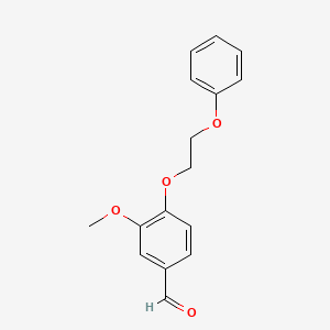 3-Methoxy-4-(2-phenoxyethoxy)benzaldehyde