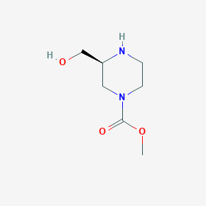Methyl (3S)-3-(hydroxymethyl)piperazine-1-carboxylate