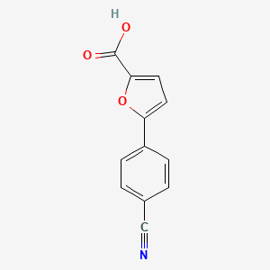 molecular formula C12H7NO3 B1622441 5-(4-cyanophenyl)furan-2-carboxylic Acid CAS No. 52938-94-0
