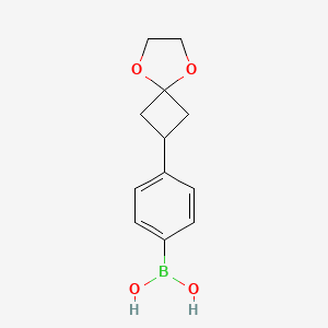 [4-(5,8-dioxaspiro[3.4]octan-2-yl)phenyl]boronic Acid