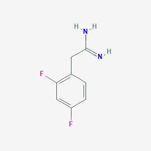2-(2,4-Difluorophenyl)ethanimidamide