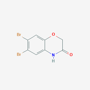 6,7-Dibromo-2H-1,4-benzoxazin-3(4H)-one