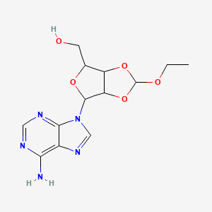 [6-(6-amino-9H-purin-9-yl)-2-ethoxytetrahydrofuro[3,4-d][1,3]dioxol-4-yl]methanol