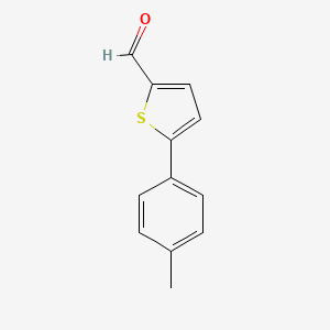 molecular formula C12H10OS B1622460 5-(4-Methylphenyl)thiophene-2-carbaldehyde CAS No. 38401-68-2