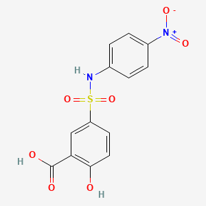 2-Hydroxy-5-(4-nitro-phenylsulfamoyl)-benzoic acid
