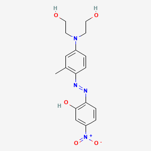 2-[[4-[Bis(2-hydroxyethyl)amino]-2-methylphenyl]diazenyl]-5-nitrophenol