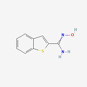 Benzo[b]thiophene-2-carboximidamide, N-hydroxy-