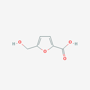 molecular formula C6H6O4 B016225 5-Hydroxymethyl-2-furancarboxylic acid CAS No. 6338-41-6