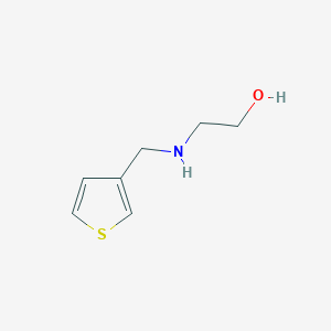 molecular formula C7H11NOS B1622500 2-[(Thiophen-3-ylmethyl)-amino]-ethanol CAS No. 892592-45-9