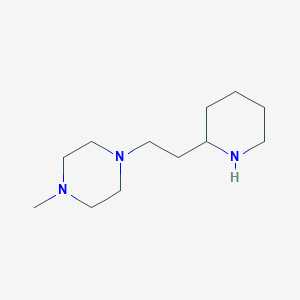 molecular formula C12H25N3 B1622503 1-Methyl-4-(2-piperidin-2-yl-ethyl)-piperazine CAS No. 856843-58-8