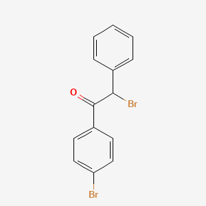 molecular formula C14H10Br2O B1622504 2-Bromo-1-(4-bromophenyl)-2-phenylethanone CAS No. 24567-06-4
