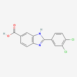 2-(3,4-Dichlorophenyl)-1H-benzimidazole-5-carboxylic acid