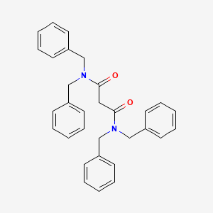 molecular formula C31H30N2O2 B1622508 N,N,N',N'-Tetrabenzyl-malonamide CAS No. 87898-62-2