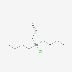 molecular formula C11H23ClSn B1622514 Dibutyl-chloro-prop-2-enylstannane CAS No. 64549-05-9