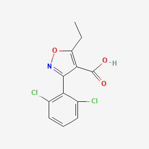 3-(2,6-Dichlorophenyl)-5-ethylisoxazole-4-carboxylic acid