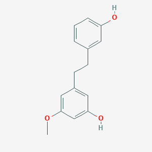 molecular formula C15H16O3 B162252 batatasin III CAS No. 56684-87-8