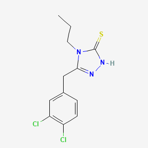 5-(3,4-Dichlorobenzyl)-4-propyl-1,2,4-triazole-3-thiol