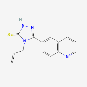 4-(Allyl)-5-(quinol-6-yl)-1,2,4-triazole-3-thiol