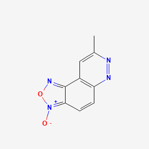 8-Methyl-1,2,5-oxadiazolo[4,3-f]cinnolin-3-oxide