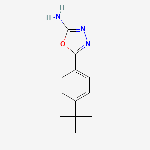 molecular formula C12H15N3O B1622525 5-(4-Tert-butylphenyl)-1,3,4-oxadiazol-2-amine CAS No. 506407-84-7