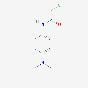 molecular formula C12H17ClN2O B162254 2-Chloro-N-(4-(diethylamino)phenyl)acetamide CAS No. 125983-31-5