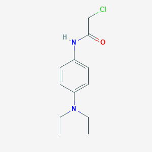 molecular formula C12H17ClN2O B162254 2-氯-N-(4-二乙氨基苯基)乙酰胺 CAS No. 125983-31-5