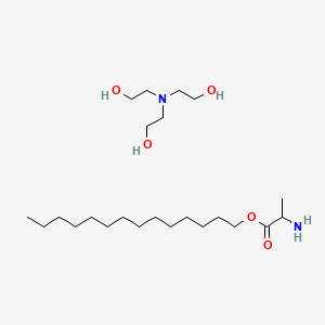 molecular formula C23H50N2O5 B1622544 TEA-Myristaminopropionate CAS No. 61791-98-8