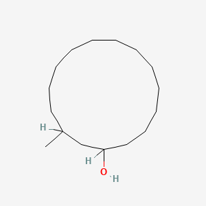 molecular formula C16H32O B1622548 3-Methylcyclopentadecan-1-ol CAS No. 62151-56-8