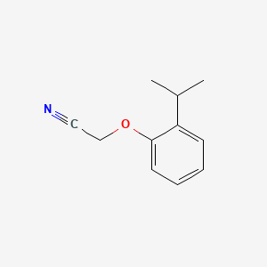 molecular formula C11H13NO B1622550 [2-(1-Methylethyl)phenoxy]acetonitrile CAS No. 71432-53-6