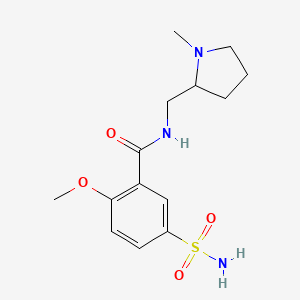 molecular formula C14H21N3O4S B1622553 Sulmepride CAS No. 57479-88-6