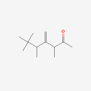 molecular formula C12H22O B1622554 3,5,6,6-Tetramethyl-4-methyleneheptan-2-one CAS No. 81786-75-6